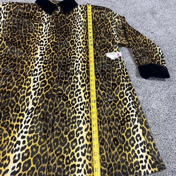 NWT 80s-90s Liberty Umbrella Co LeopardJacket/vintage leopard raincoat XL/XXL - Picture 5 of 14